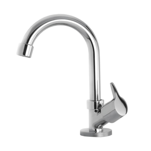 Torneira de Mesa p/Lavatório Bica Alta Easy Cromado Romar - Imagem principal - a363f3b6-84f1-41bf-b758-e70262e5a641