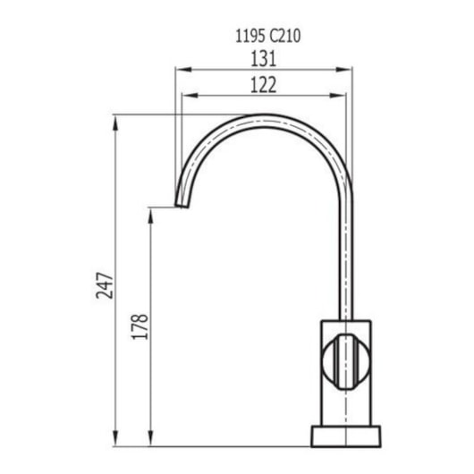 Torneira de Mesa para Banheiro e Lavabo Prima 1195 BK210 Preto Fosco DN 15 1/2 Fani - Imagem principal - cc1a2962-4b3f-4264-9e9e-76a5365eeab6