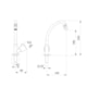Torneira De Mesa Para Cozinha Bica Média Fit Cromado Celite - 16b86b53-3087-49b6-bf5b-ee547a6da057