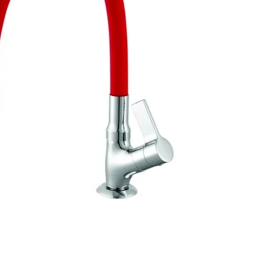 Torneira De Mesa Para Cozinha Bica Móvel C36 1173 Atria Cromado/Vermelho Meber - Imagem principal - 508734d3-21af-4eed-8bc8-291007e49baf