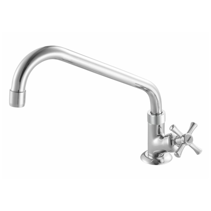 Torneira De Mesa Para Cozinha Bica Móvel E Alta 1173 Tetra Cromado Meber