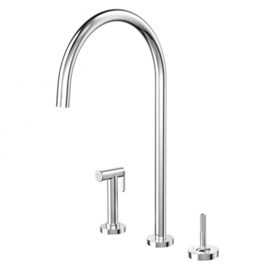 Torneira De Mesa Para Cozinha C/ Ducha Lateral Presence Mix&match Cromado Docol - Imagem principal - 334c1622-0715-425d-862b-0e287737764d