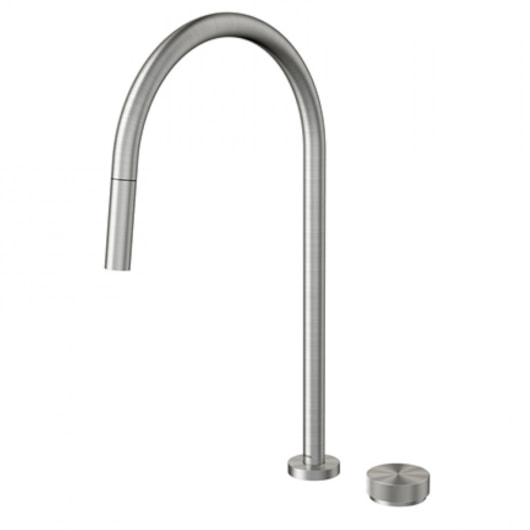 Torneira De Mesa Para Cozinha C/ Ducha Retrátil Mix&match Inox Escovado Docol - Imagem principal - 1c334840-20e4-4187-b56a-abd6208ed753
