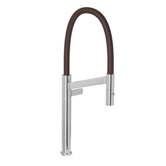 Torneira De Mesa Para Cozinha Colore Cromado E Marrom Deca - Imagem principal - c788c1f5-f305-43cd-9b29-652f93d2ead9