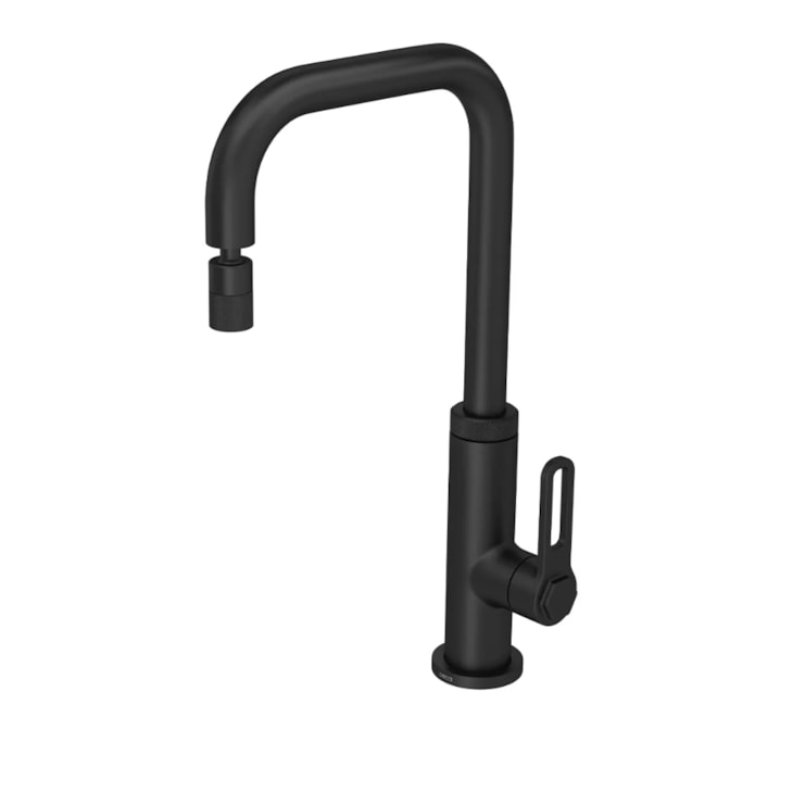 Torneira De Mesa Para Cozinha Com Bica Móvel Urban Black Matte Deca