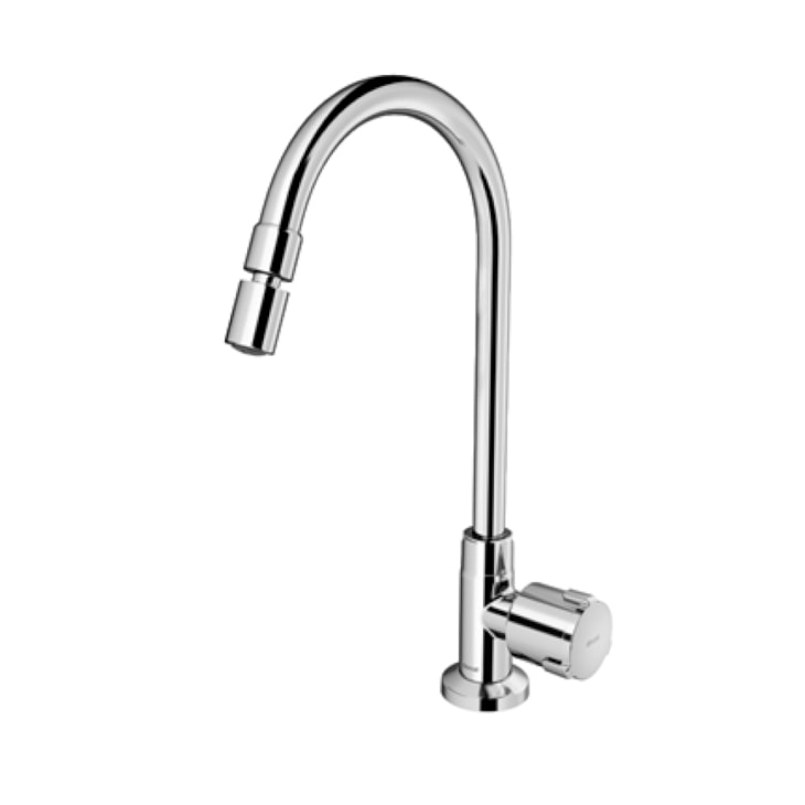 Torneira De Mesa Para Cozinha Nova Riva Cromado Docol