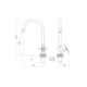 Torneira De Mesa Para Lavatório 1188 C24 1/4 Volta Tetra Cromado Meber - fe910f11-c8ff-44e4-ac09-10dbfb0781ed