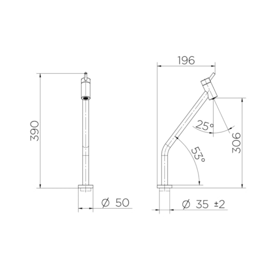 Torneira De Mesa Para Lavatório Bica Alta Cromado Nova Lóggica Docol - Imagem principal - 98aba790-2d16-43c5-95fe-b947aae971a0