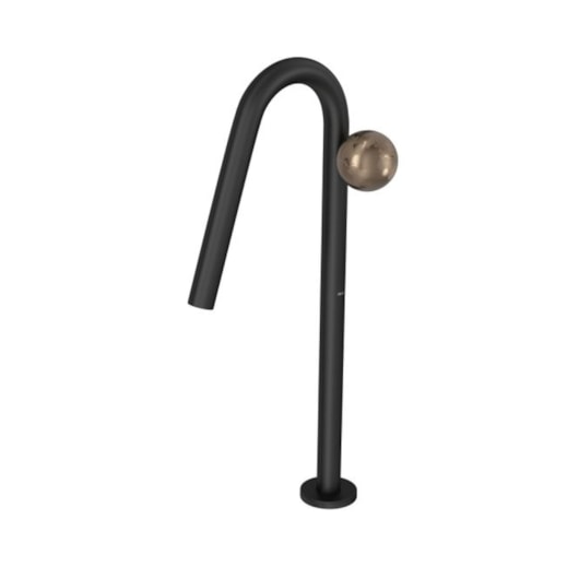 Torneira De Mesa Para Lavatório Bica Alta Orbe Black Matte Deca - Imagem principal - 10a1ade0-24ac-4679-a5bc-a20de75bce17