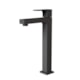 Torneira de Mesa para Lavatório Bica Alta Retta 1310 BK330 Preto Fosco DN 15 1/2