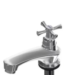 Torneira De Mesa Para Lavatório Bica Baixa 1193 C24 1/2 Tetra Cromado Meber