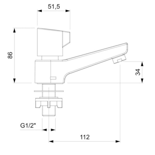 Torneira De Mesa Para Lavatório Bica Baixa Fit Cromado Celite - Imagem principal - e6ac7436-ae30-440f-bb38-43e1e56340ec