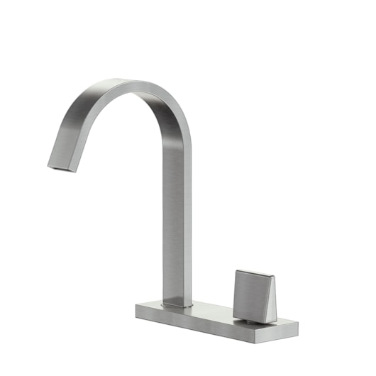 Torneira De Mesa Para Lavatorio Com Acionamento Lateral 1185 Prima 210 Grafite Escovado Fani - Imagem principal - 1c624058-4c50-4805-a727-b0ebecd463f4