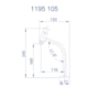 Torneira De Mesa Para Lavatorio Com Bica Alta 1195 1/2 Hera 105 Grafite Escovado Fani - 5b6e16bf-a450-408d-8fb0-31ea177003f7