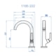 Torneira De Mesa Para Lavatorio Com Bica Alta 1195 Bella Classica 222 1/2 Preto Fosco Fani - 845b3bcf-4465-4b2f-9f13-68755207dd31