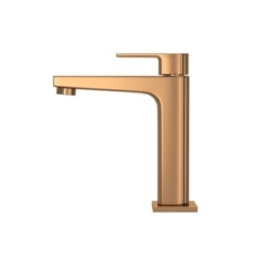 Torneira De Mesa Para Lavatório Com Bica Alta Level Red Gold Deca
