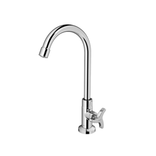 Torneira De Mesa Para Lavatório Com Bica Alta Nova Trio Cromado Docol - Imagem principal - 0c50740d-748f-43e9-be31-69e5c596e548
