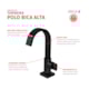 Torneira De Mesa Para Lavatório Polo Bica Alta 1198 Black Noir Deca - ae3e561c-77b3-43ed-8a45-38f70e3bb836