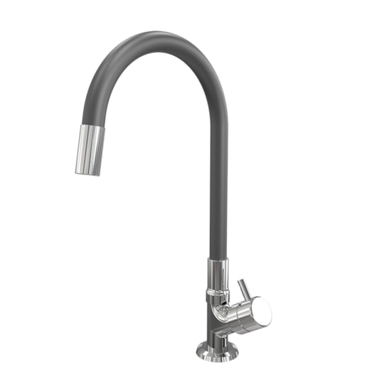 Torneira De Mesa Para Pia Bica Movel Flex Cromado Fani - Imagem principal - 4f9a1ffe-963a-46c4-a880-6c6a8ac95a4e