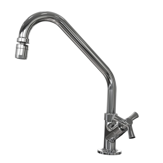 Torneira De Mesa Para Pia Com Bica Móvel Lyra Champagne Fani  - Imagem principal - d3548994-045f-4729-ac2b-7dec4845b99e