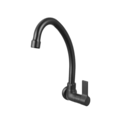 Torneira de Parede Bica Móvel Atria Preto Matte Meber