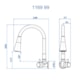 Torneira De Parede Com 2 Jatos Flex Preto Fosco Fani - 32e9114a-131e-4b83-b8c5-5700a7fa7d63