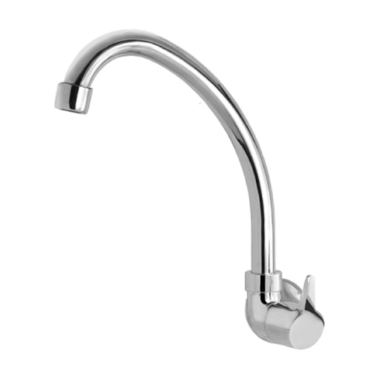 Torneira de  Parede p/Cozinha Bica Móvel Easy Cromado Romar - Imagem principal - 18d55ef0-2581-43a4-b676-26bbbdcf24d9