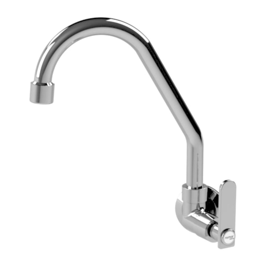 Torneira de Parede p/Cozinha Bica Móvel Pratic DN15/DN20 Cromado Romar - Imagem principal - f39e0879-b52e-4113-9efc-3fa2302b5c73