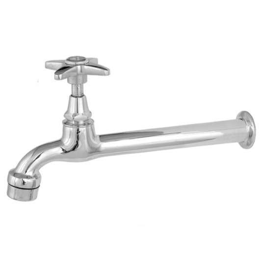 Torneira de Parede p/Cozinha c/Arejador C23 18cm Cromada DN15 DN20 Romar - Imagem principal - 13b63e74-812a-4ab8-974c-da81bdbcf75a