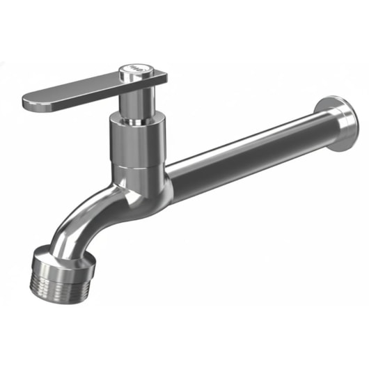 Torneira de Parede p/Cozinha c/Arejador Pratic Cromada 18cm DN15 DN20 Romar - Imagem principal - 5719cce2-9a7b-488c-a4e8-1dab3b9161e7