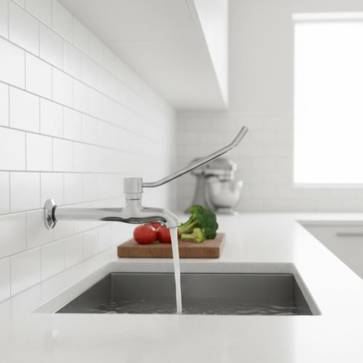Torneira de Parede p/Cozinha Clinic Cromado Romar - Imagem principal - a5c17ba1-1fae-407d-8ba4-5087871b1b87