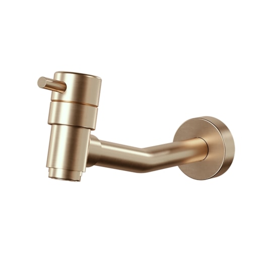 Torneira de Parede para Banheiro e Lavabo Eva 1199 CH90 DN 15 1/2 ou DN 20 3/4 Champagne Fani - Imagem principal - d6de3883-67f2-455a-8a06-ca7a63ce22cb