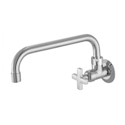 Torneira De Parede Para Cozinha Bica Móvel 1166 C22 1/2