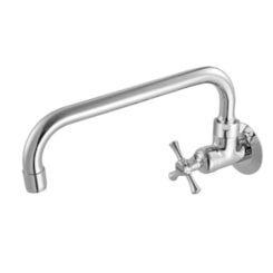 Torneira De Parede Para Cozinha Bica Móvel 1166 C24 1/2