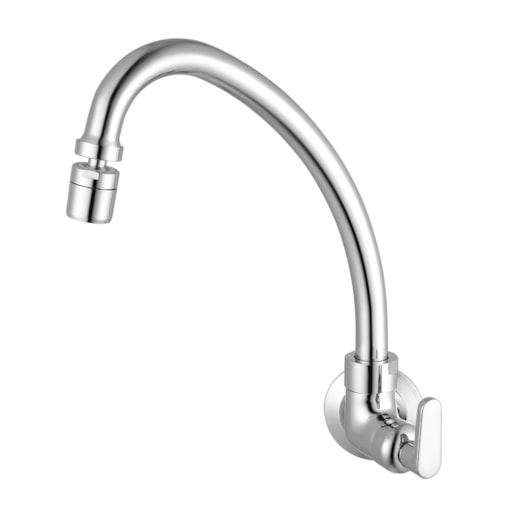 Torneira De Parede Para Cozinha Bica Móvel 1187 C18 Uni Cromado Meber - Imagem principal - a8855d93-30cc-4fe2-b536-7770d667c3da