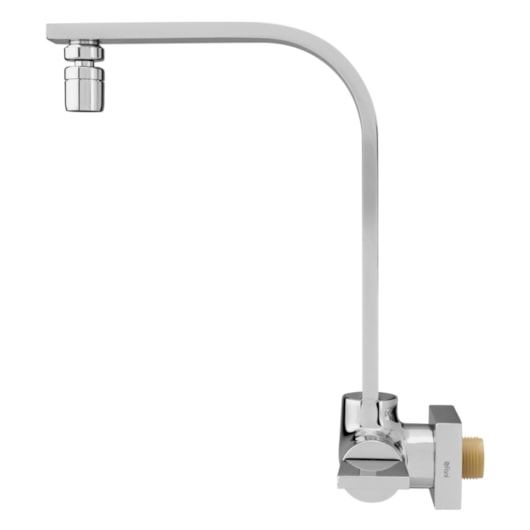 Torneira de Parede para Cozinha Bica Móvel 360° Arejador Articulável Prima 1169 C210 DN 15 1/2