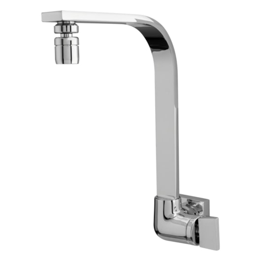 Torneira de Parede para Cozinha Bica Móvel 360° Arejador Articulável Prima 1169 C210 DN 15 1/2
