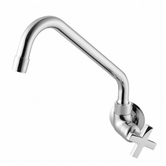 Torneira De Parede Para Cozinha Bica Móvel E Alta 1183 Nya Cromado Meber - Imagem principal - 5ae77302-96f0-4ca7-a28b-471fb634a720