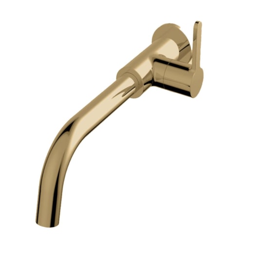 Torneira De Parede Para Lavatório Bica Alta Agua Fria Champagne Matte Kromma - Imagem principal - 383053ed-06cb-4bf1-bd70-90eb0478efc5