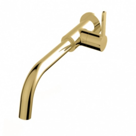 Torneira De Parede Para Lavatório Bica Alta Agua Fria Dourado Kromma - Imagem principal - 26847a3d-426e-41ca-a342-91d5be50c785