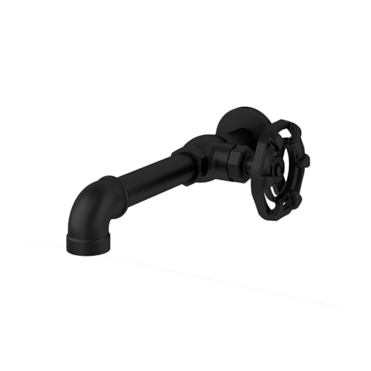 Torneira De Parede Para Lavatório Living 700 1199 Preto Fosco Fani Metais - Imagem principal - 33fd1e46-70b0-46ba-a39e-e0f7adf6f926