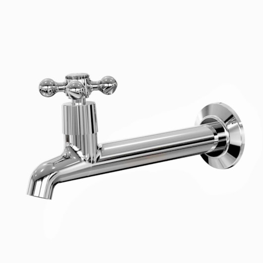 Torneira De Parede Para Pia 1/2x3/4 Cromado Fani - Imagem principal - f05f5323-8441-42f0-81c1-61983f19c433