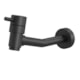 Torneira de Parede Preto Fosco para Banheiro e Lavabo Eva 1199 BK90 DN 15 1/2