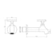 Torneira De Paredera Para Lavatório 1143 15 1/4v Preto Matte Meber - 37652c73-0d4c-499c-ac9f-f1a4f1307619