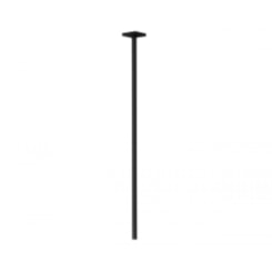 Torneira De Teto Tube 1198 Black Matte Deca