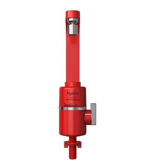 Torneira Elétrica Multitemperaturas Mesa Slim 4t 127v 5500w Vermelha Hydra - Imagem principal - 3b45e901-5f1c-4660-bb21-07cdc75222dc