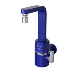 Torneira Elétrica Multitemperaturas Parede Slim 4t 220v 5500w Azul Hydra