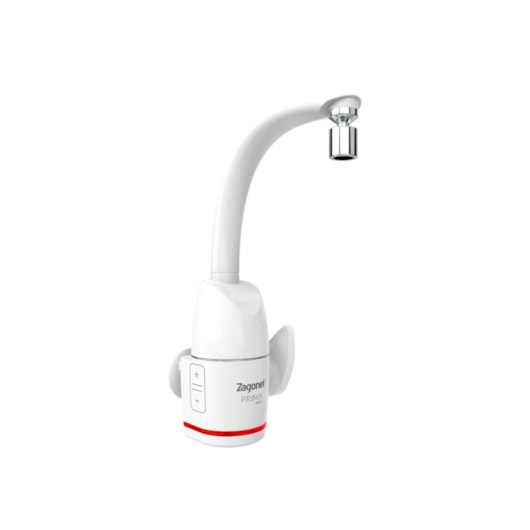 Torneira Eletrônica Prima Branca Zagonel 5500W 127V - Imagem principal - 0e7d34f4-e6dd-4f73-8af5-119a2ae1750b