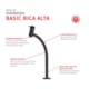 Torneira Lavatório Basic Mesa Bica Alta Black Matte Roca - 3b98855e-89ee-4db4-adea-44f27ddcc858