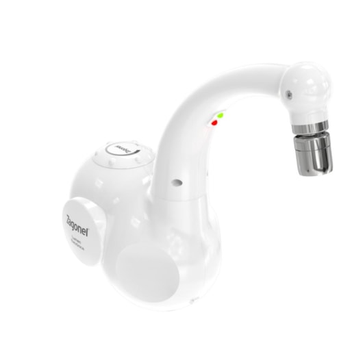 Torneira Lumen Eletrônica 5500w 220v Branco Zagonel - Imagem principal - 627d2e7a-9b9e-416d-b8eb-dcebabfddc94